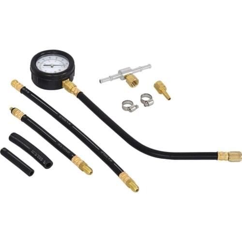 Universal 0-100 PSI Fuel Injection Pump Pressure Injector Tester Test Pressure Gauge Kit