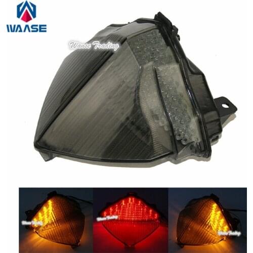 Waase For Yamaha YZF R1 2004 2005 2006 Rear Tail Light Brake Turn Signals Integrated LED Light