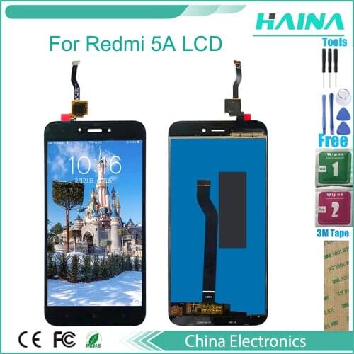 1280*720 5.0 inch LCD Display For Xiaomi Redmi 5A Touch Screen Digitizer Assembly Frame Replacement For Redmi 5A LCD