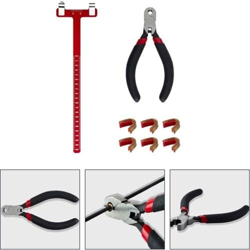 1 Set Bow String Nocking Point Pliers Bow Square Ruler Copper Buckle Supply