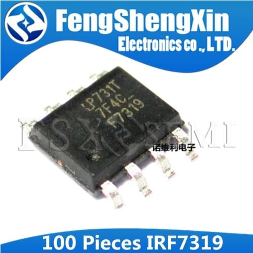 100PCS IRF7319TRPBF SOP-8 IRF7319TR SOP IRF7319 F7319 SMD Power MOSFET