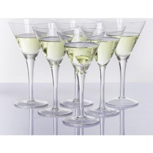 6PCS Creative hand-blown Red Wine Glass Champagne Glass Cocktail Glass Crystal Cup