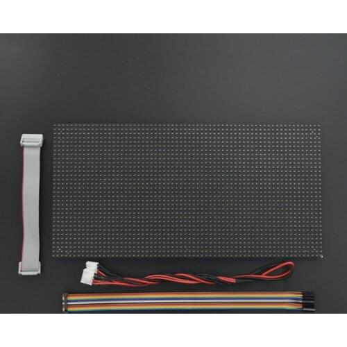 64x32 flexible soft RGB LED advertising Led Screen Module Board 64x32 dot matrix P5 DFR0596 SMD LED Lattice Screen Module Cable