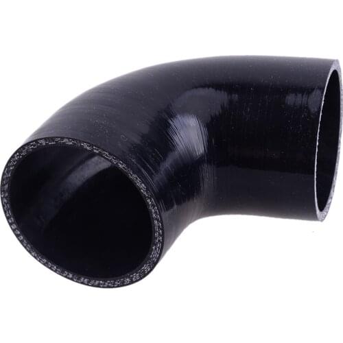 76mm 3'' 90 Degree Elbow Silicone Hose Pipe Intercooler Coupler Turbo 3-ply for Universal Turbocharged & Supercharged Car Boat