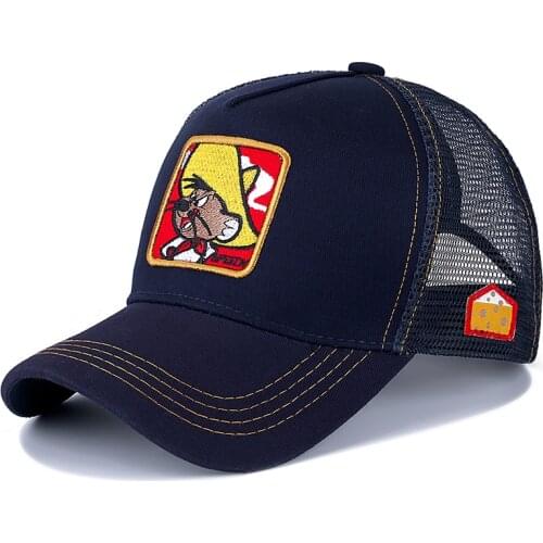 High Quality Disney Cartoon Anime Snapback Cotton Baseball Cap Men Women Hip Hop Dad Mesh Trucker Hat Dropshipping