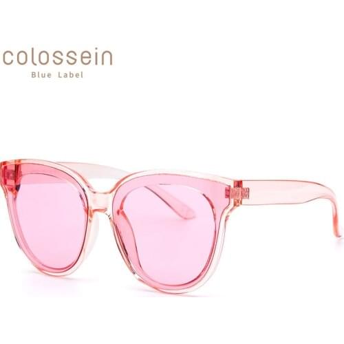 COLOSSEIN Cat Eye Luxury Sunglasses Women Brand Designers Retro Female Sun Glasses For Men Oculos Gafas De Sol UV400