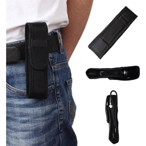 Flashlight Pouch LED Torch Holster Case Outdoor Camping Hiking Molle Led lenser Flashlight Pouch Bag