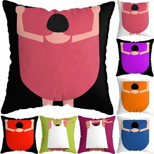 Lovely Cute Pink Dress Skirt Girl Pillow Covers Nordic Cushion Cover Girlish Kids Home Decoration Pillow Covers