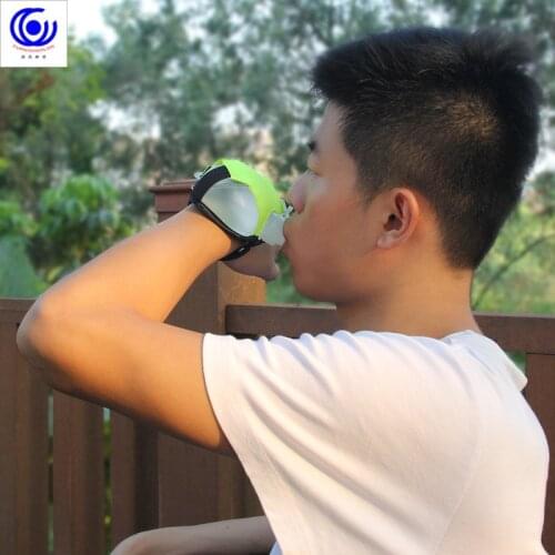 Mini Outdoor Wrist Running Water Bottle Sports Kettle Marathon Riding Fitness Climbing Special Night Drinking Fluorescence 200ml