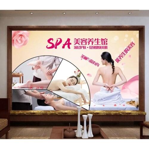 Custom mural 3d photo wallpaper Beauty Health Massage SPA Health Center background living room Home decor wallpaper for wall 3 d