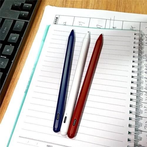 Tablet Touch Pen Stylus for iPad 9.7" 10.2" 2018 2019 Air 3/ Mini 5/ Pro 11" 12.9" Tablet Replacement Aluminium Alloy Touch Pen