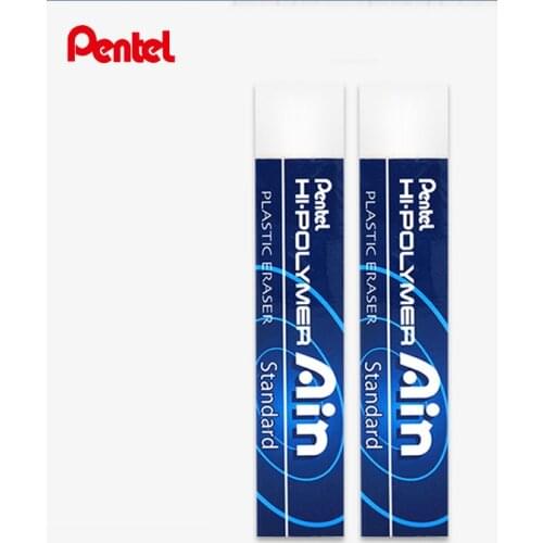 2pcs Pentel ZETH07 Ain Hi-Polymer STICK Plastic Eraser Rubber Ain Rubber Drawing Pencil Rubber Office and School Supplies