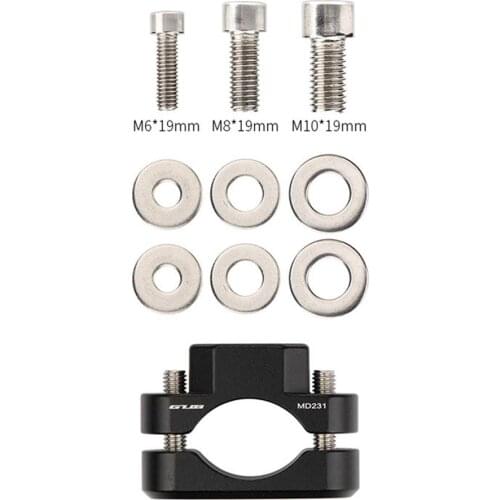 Motorcycle Extended Bicycle Brackets Multifunctional Electric Scooter Rear View Mirror Holder Bracket For GUB MD231 Cycling Part