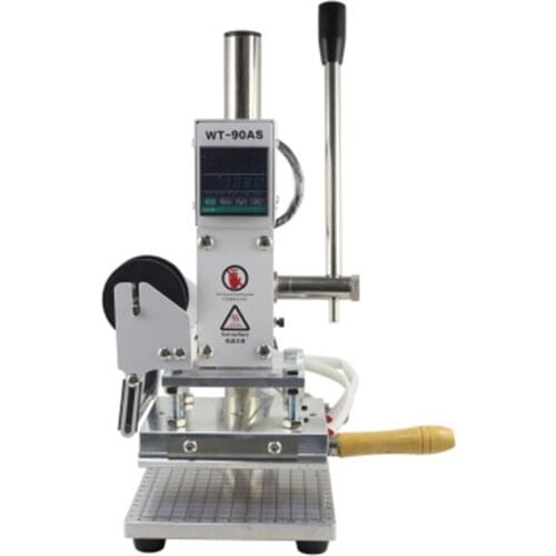 Manual Multifunction Bronzing Machine Leather Branding Machine Hot Stamping Embossing Machine Copper Mold Type Dual Purpose Tool