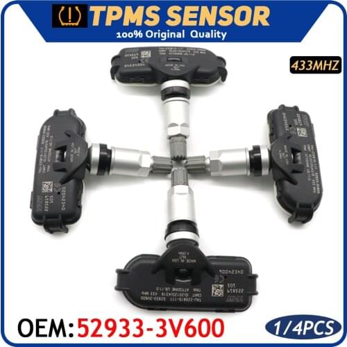 TPMS Tire Pressure Monitoring System Sensor 52933-3V600 For Hyundai Grandeur i40 Rio Hi-Line Azera HG 2014 2015 2016 2017