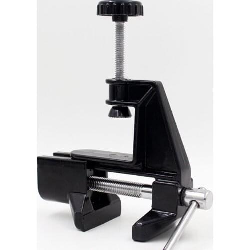 1 PC Aluminum Alloy vise 45mm fixed vise Fixture Medium Bench Clamp for DIY Craft Mould Fixed Repair Tool black