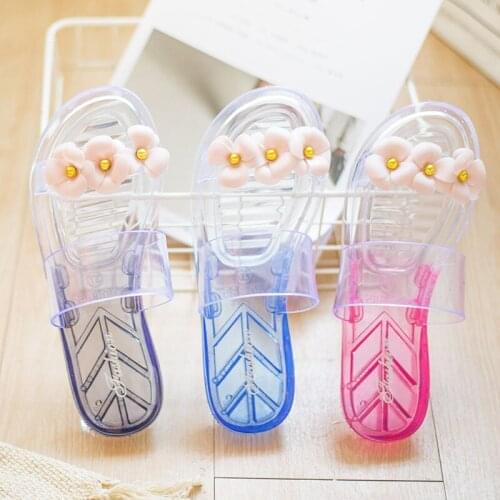 2021 New Slippers Women Summer Thick Bottom Indoor Home Home Bathroom Non-slip Soft Cool Slippers Chaussure Femme