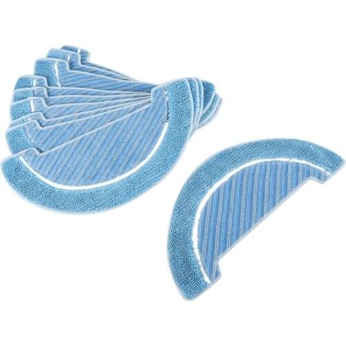 10Pcs Fabric Mop Inserts for Conga 1090 Series Robot Vacuum Cleaner Accessories Fabric Mop Insert Kit