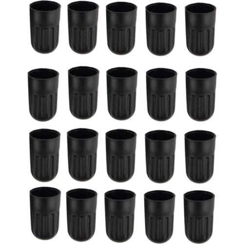 20x Plastic Car Motorcycle Truck Wheel Tire Valve Stem Cap Dust Cover Black