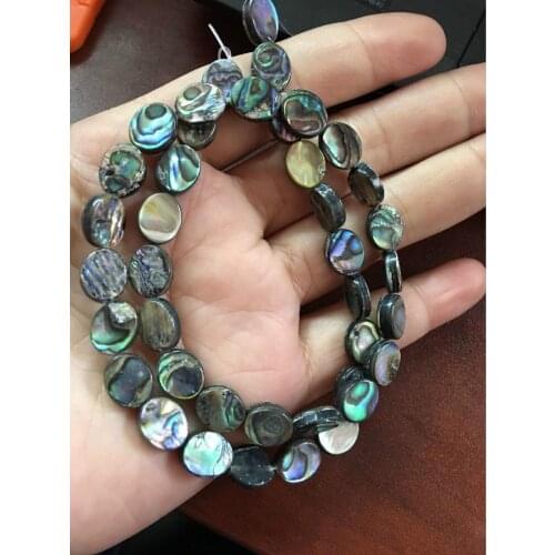 8x10mm natural abalone beads shell earrings necklace DIY accessories no optimization jewelry abalone ]jewelry wholesale