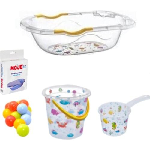 Lux Baby Wash Bath Tub Set 5 Piece Giderli Bathtub Set