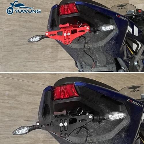 For KYMCO DownTown 125i/200i/250i/300i/350i CK250T/300 Motorcycle License Plate Bracket Licence Plate Holder Frame Number Plate