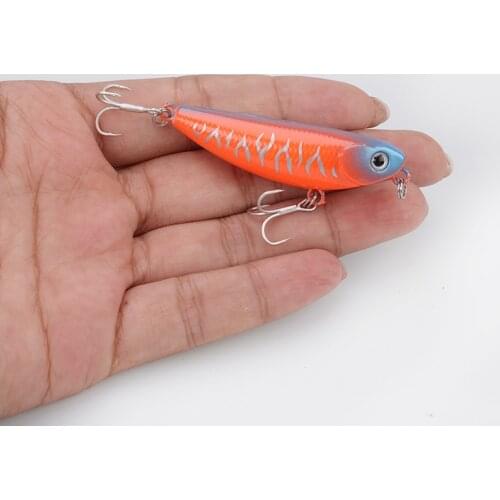 1PCS 5cm 5g Floating Pencil Fishing Lure Top Water Dogs Hard Lures Baits Wobbler Artificial Hard Bait Fishing Tackle