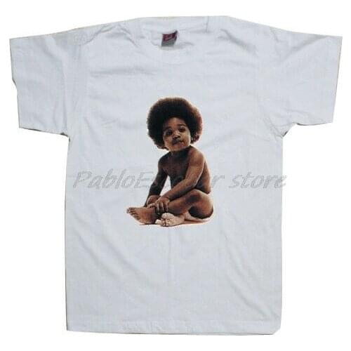 Notorious BIG Ready To Die Cover - White t Shirt Biggie Baby Shirt men cotton tshirt summer brand t-shirt bigger size