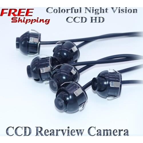 Free shiping CCD HD 360 degree car rear view camera front view side view reversing backup rearview