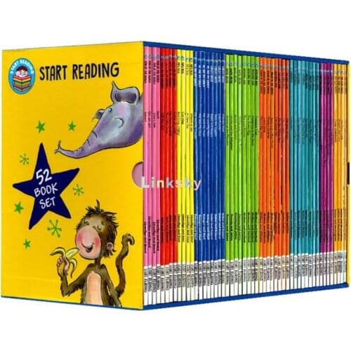 Hachette Start Reading Collection 52books/set,Level 1 to 9 Children Early Reading,Original English Reading Childrens Books