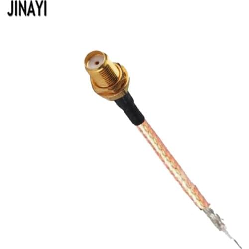 10pcs RG178 SMA Jack Female PCB Connector Solder Pigtail Cable For WIFI Wireless Low Loss 10cm 15cm 20cm 30cm
