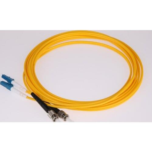 LC to ST Duplex fiber Jumper cable fiber patch cord SM, Duplex, 9/125, 3 Meters