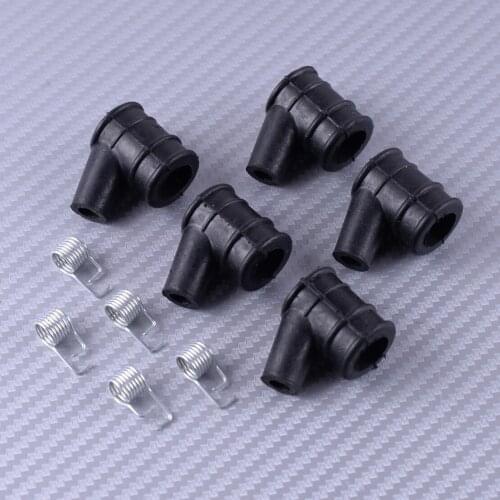 LETAOSK New 5 Kit Ignition Coil Cap Spring Fit For 2 Stroke 4500 5200 5800 45CC 52CC 58CC Chainsaw Garden Tool