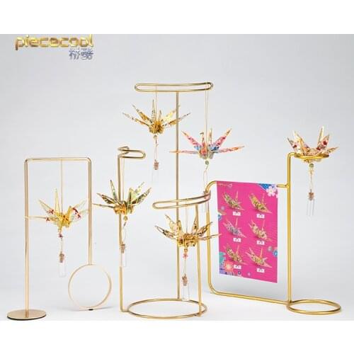 MMZ MODEL Piececool 3D Metal Puzzle Thousand paper cranes blind box model kits DIY Laser Cut Puzzles Jigsaw Toys For Children