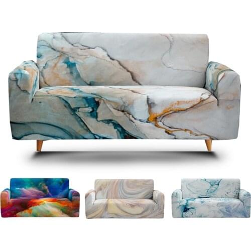 3D Stripe Pattern Polyester Sofa Cover Set Universal Pets Anti-dust Armrest Stretch Elastic Couch Sofa Towel for Living Room