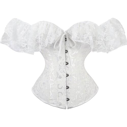2021 New Fashion Corset Bra Tops Womens Tube Top Off Shoulder Strapless Lace-up Buckle Bustier Lady Lace Sexy Tank Crop Tops