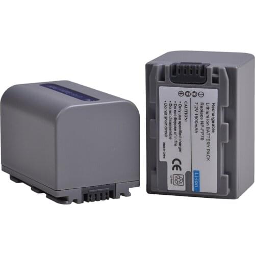 NP-FP70 1600mAh NP-FP70 Camera batteries for Sony NP-FP30, NP-FP50, NP-FP51, NP-FP60, NP-FP71, NP-FP90, DVD92, DVD103
