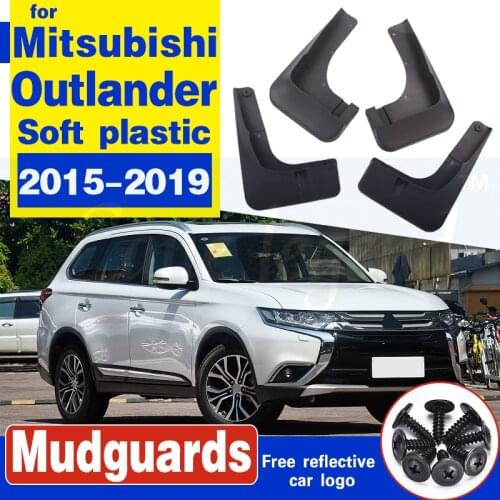 Front Rear Car Mud Flaps For Mitsubishi Outlander 2015 2016 2017 2018 2019 Mudflaps Splash Guards Mud Flap Mudguards Fender