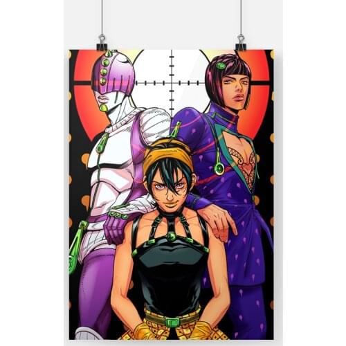 Bruno Bucciarati Narancia Ghirga anime Canvas poster Painting wall Art decor Living room Bedroom Study Home Decoration Prints