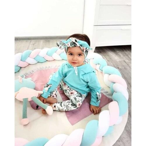 Toddler Kid Baby Girl Long Sleeves Top Pants Trousers Casual Clothes Outfit Set