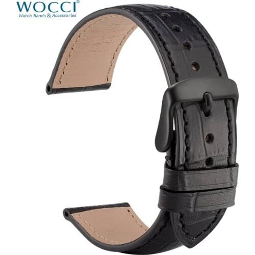 Кожаные ремешки для часов WOCCI China At AliExpress