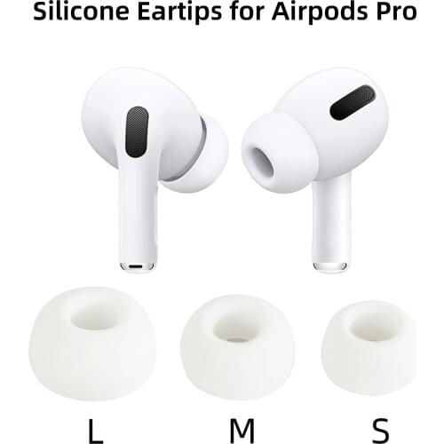 Earbuds Cover for Airpods Pro L M S Size Silicone Ear Pads for Airpods Pro Headphone Eartips for Airpods Earphone Accessories