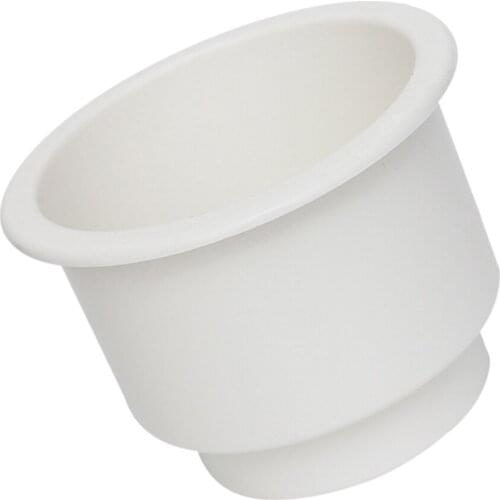 White No Drain Holes Plastic Cup Drink Fastener Car Boat Parts