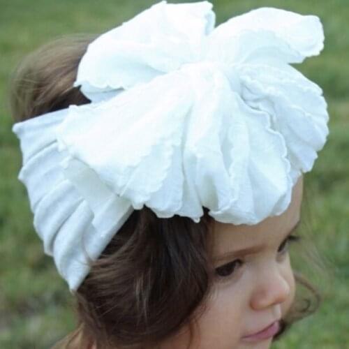 Free Shipping Stretch Headwraps big Bow