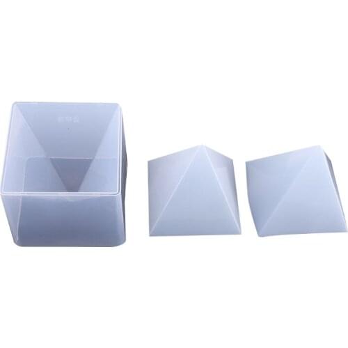 Large Resin Molds LETS RESIN Pyramid Molds, Resin Silicone Molds for DIY Orgonite Orgone Pyramid, Orgonite Jewelry