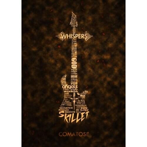 Home Decor Skillet Christian Rock Band 3-Silk Art Poster Wall Sticker Decoration Gift