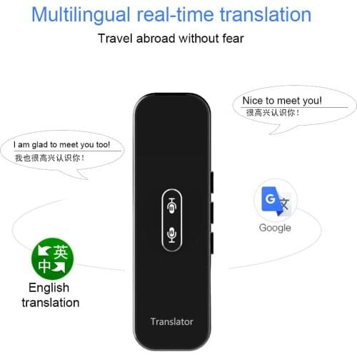 G6X Intelligent Translator 72 Languages Smart Translator Language Translator Remote Voice Translator for IOS Android Smart Phone