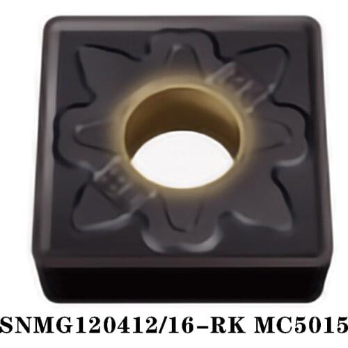 100% Original SNMG SNMG120412-RK MC5015 SNMG120416 10pcs Carbide Insert CNC lathe Blade SNMG120412 High Quality And Efficiency