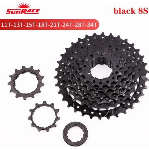 SunRace MTB flywheel flywheel 7 8 9 10S 11S 21S 24 S 27 30 V 33S speed CSMX8 wide speed ratio steel MTB bicycle parts