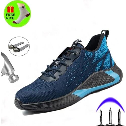 Fashion safety shoes, mens boots, anti-puncture work shoes, sports shoes, steel-toed shoes, mens work boots, construction work
